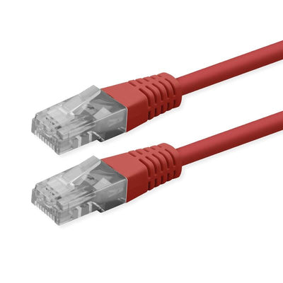 Roline Kab Network Cable CAT.6 Class And UTP PoE Red 1M — image 1