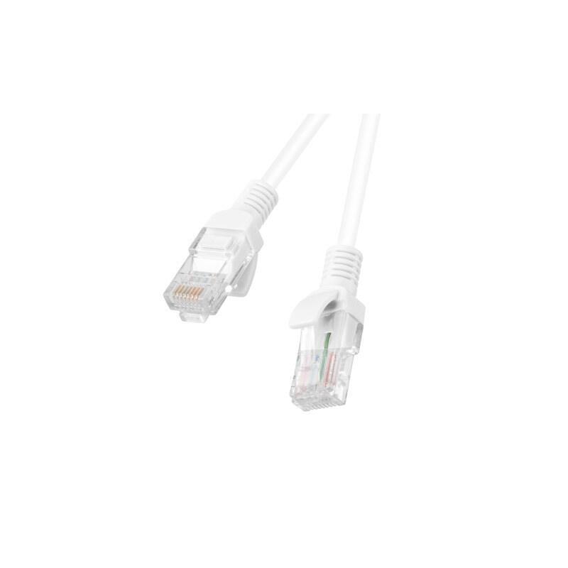 Lanberg Network Cable CAT.5E UTP 0.25M White 10-PACK