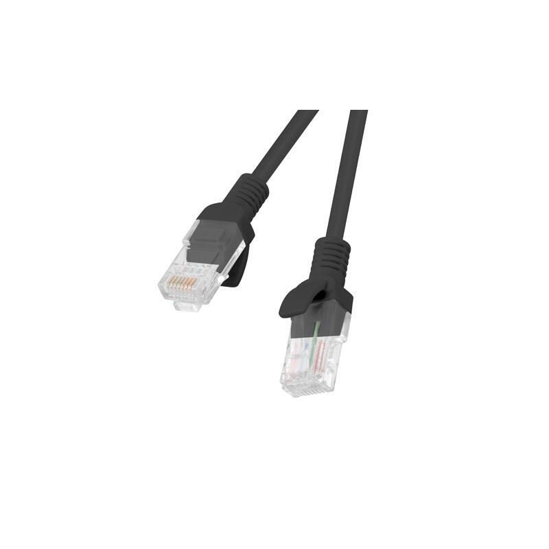 Lanberg Network Cable CAT.6 UTP 1M Negro 10-PACK