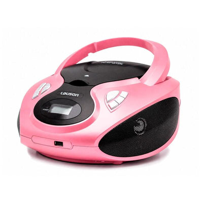 Lauson CP738 Pink Reproductor Radio Cd With Speakers Incorporados — image 1