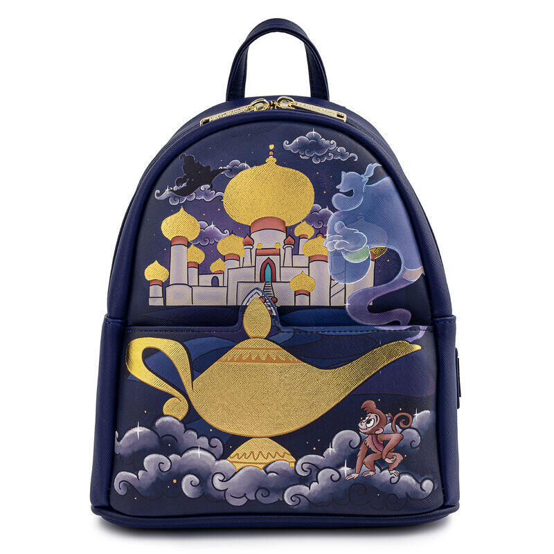 Loungefly Backpack Castillo Jasmine Aladdin Disney 26CM