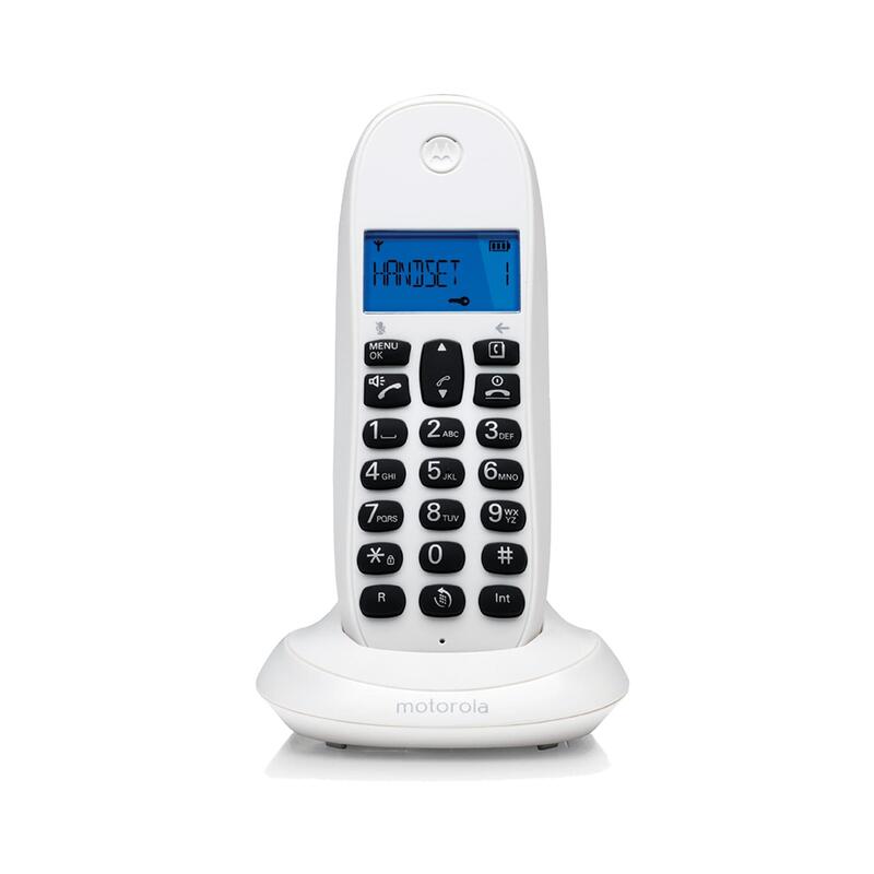 Motorola C1001CB + White Phone Wireless