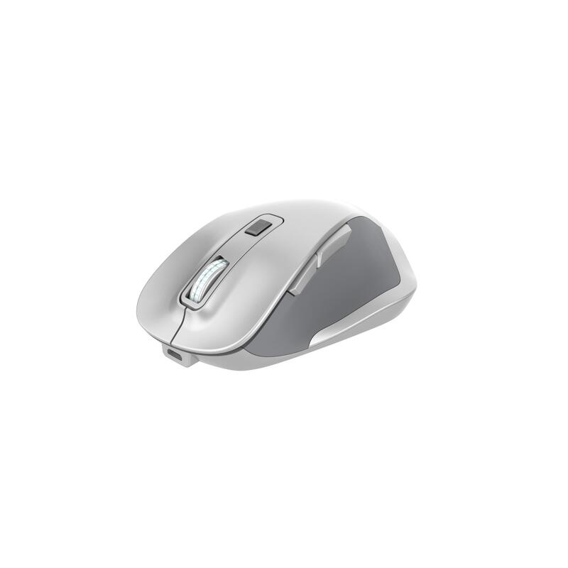 Omega Mouse Dual Wireless Bluetooth Rechargeable USB-C OMC526RWPW White