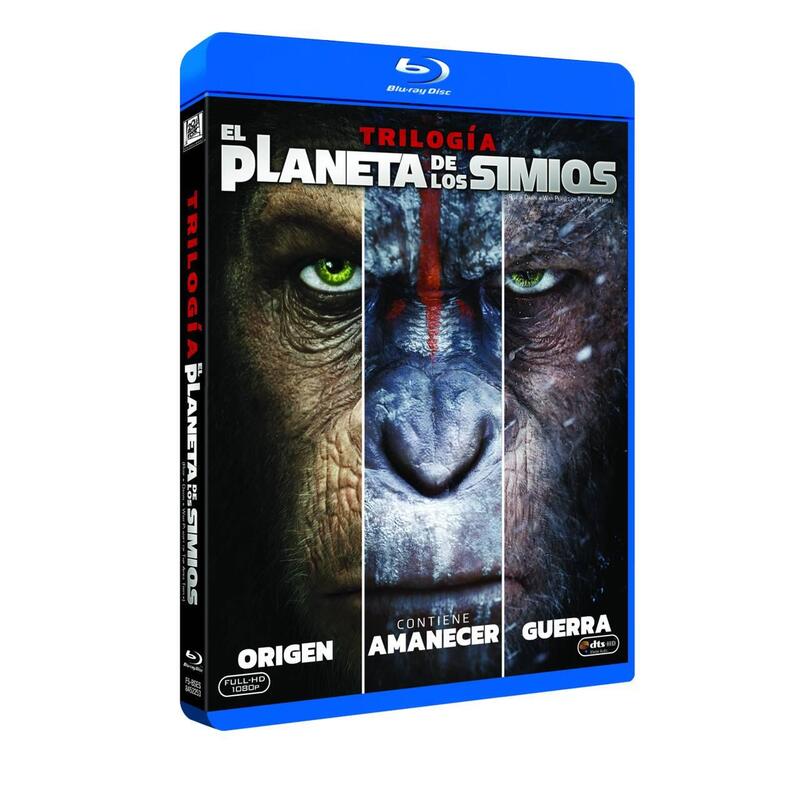 Film Trilogía Planeta Simios Blu-ray