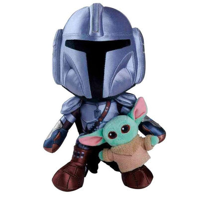 Plush Toy Star Wars Mandalorian With Mini Grogu 25CM — image 1