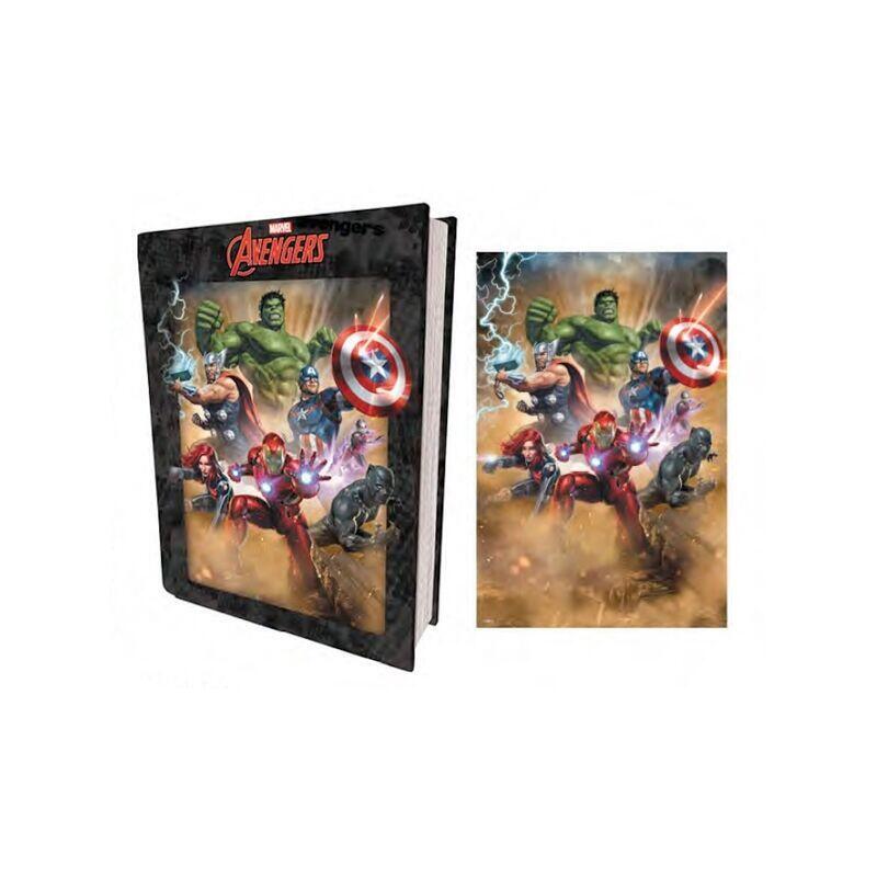 Puzzle Book Lenticular Marvel Vengadores Originales