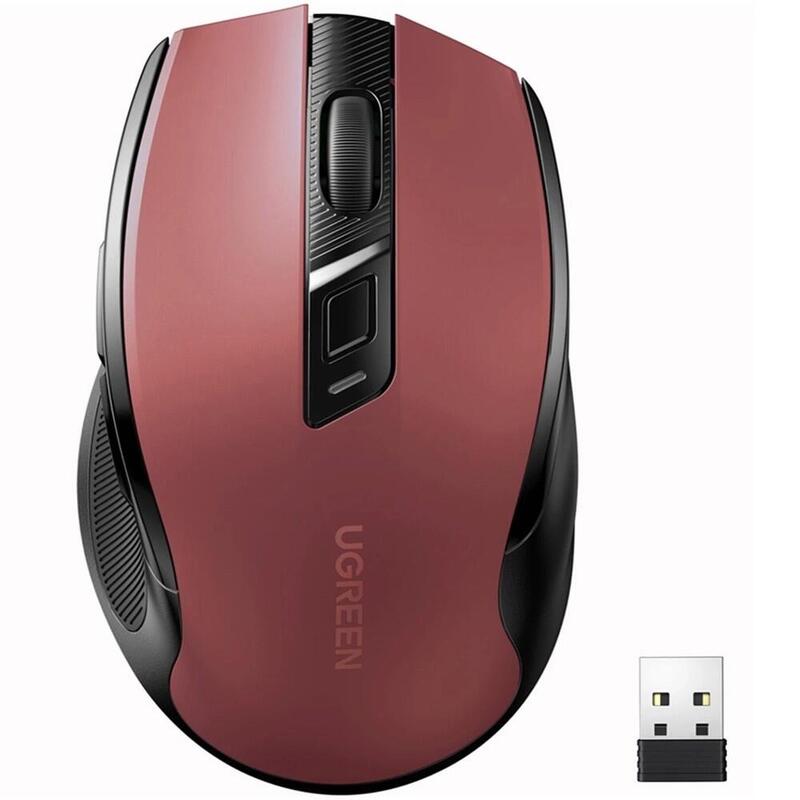 Wireless Mouse Silent Click MU006 - Red