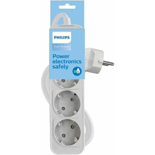 Philips Power Strip With Switch CHP2134W 12 3 Sockets Power Cable 1.5M White — image 1