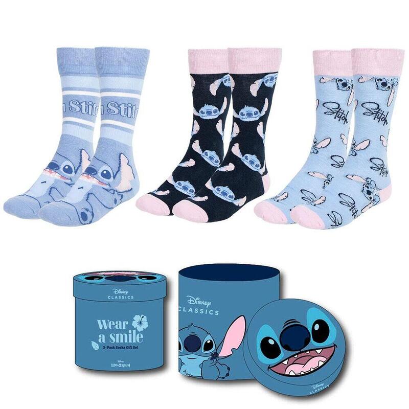 Set 3 Socks Stitch Disney Adulto