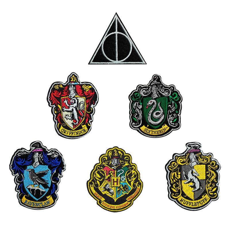 Set 6 Parches Harry Potter Planchar