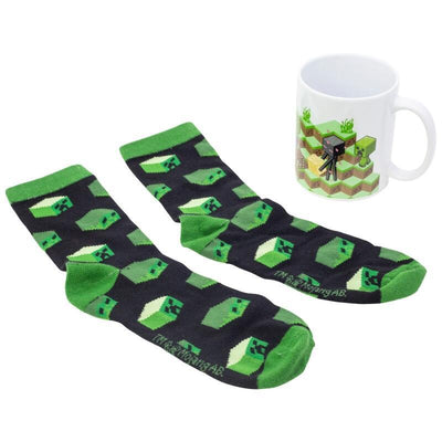 Set Socks + Mug 325ML Minecraft Core — image 1