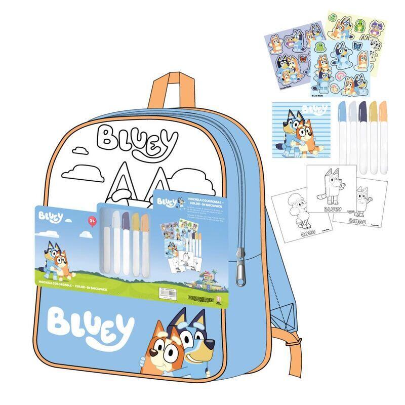 Set Backpack Diy Bluey