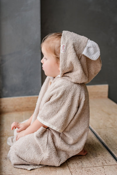 Short-Sleeve Poncho TEDDY - For TODDLERS (Size 82/86-116)