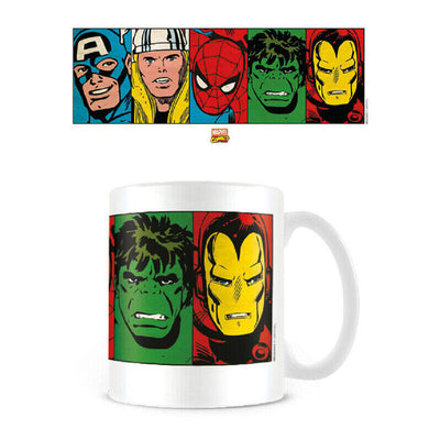 Mug Faces Vengadores Avengers Marvel — image 1