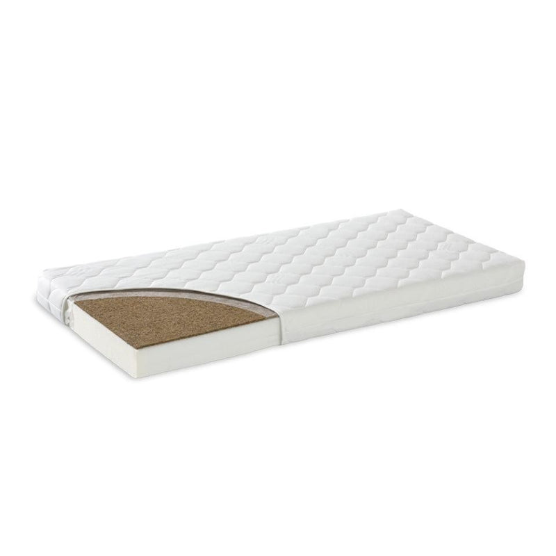 COCO Comfort 2-Sided Coconut & Foam Mattress – 120 × 60 × 9.5 cm, White
