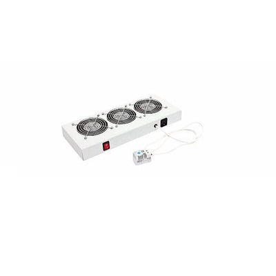 Triton Belüftungseinheit Rack-lüftereinsatz - With Ventilator, Thermostat, Grey — image 1