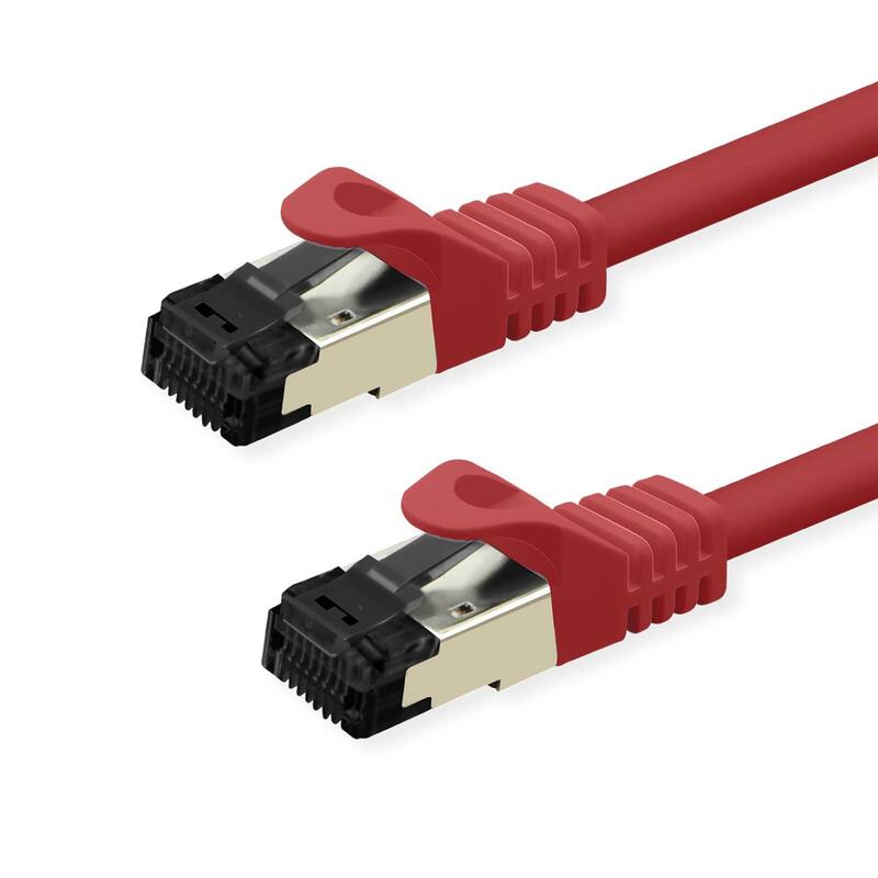 Value S FTP-(pimf-) Network Cable CAT.8 (class I), Lsoh, Litzendraht, Red 2M
