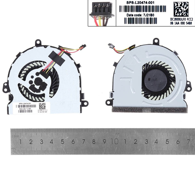 CPU Cooler Laptop HP 15-dB 15-DA 15-DR 250 G7 256 G7 255 G7 SPS-L20474-001